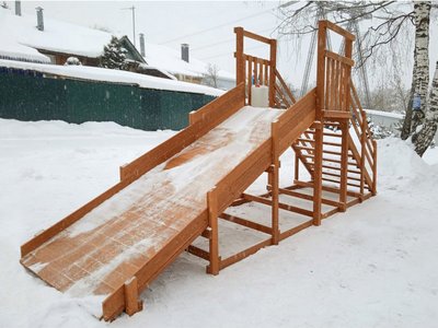 Зимняя горка IgraGrad SnowFox Start (скат 4 м)